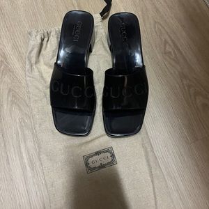 Gucci Rubber slide sandal